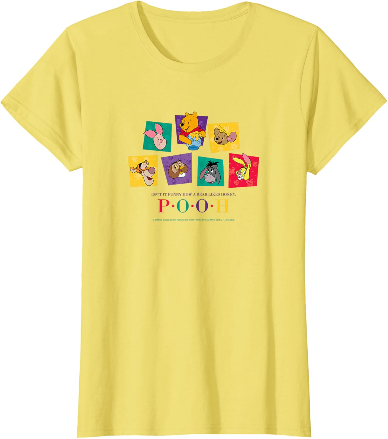 Winnie the Pooh くまのプーさん 集合 レトロ Tシャツ