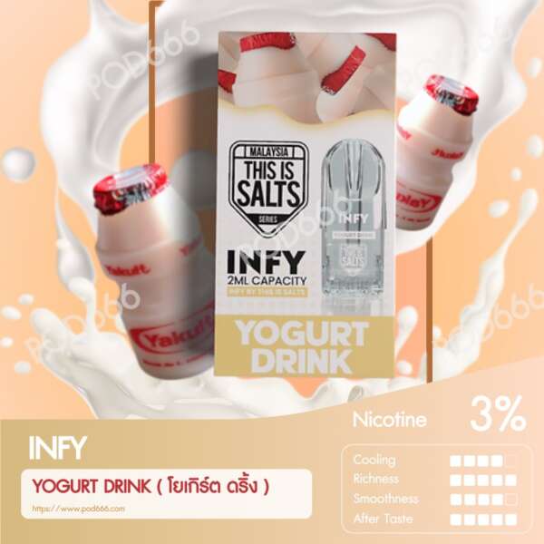 น้ำยา INFY รสยาคูลท์ (Yogurt Drink )