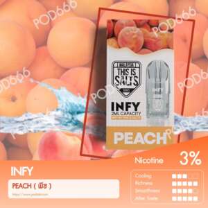 น้ำยา INFY รสพีช (Peach)