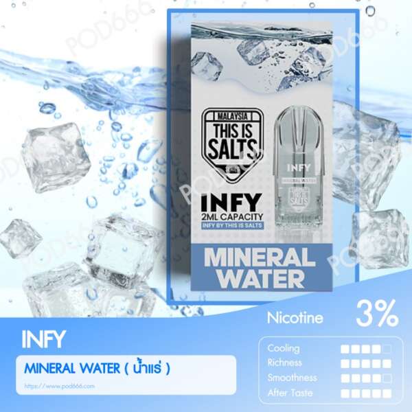 น้ำยา INFY รสน้ำแร่ (Mineral Water)