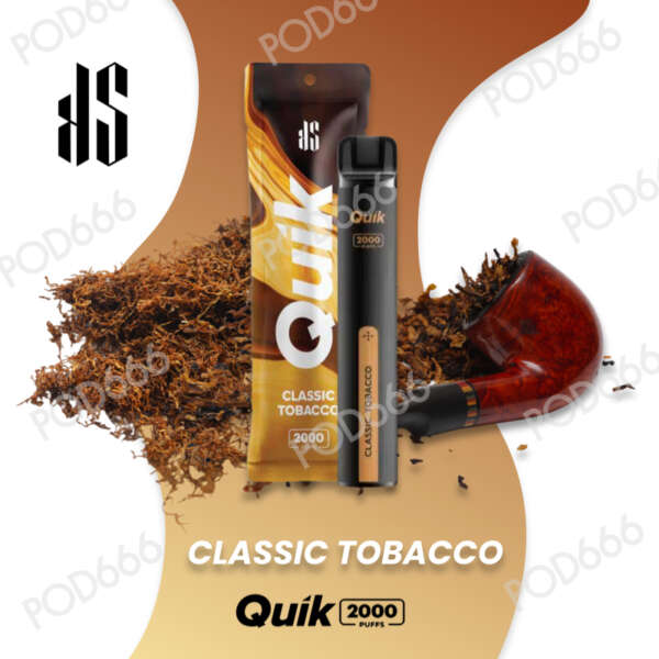 KS Quik 2000 Puffs Classic Tobacco