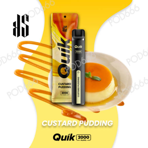 KS Quik 2000 Puffs Custard Pudding