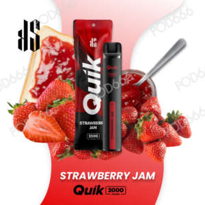 KS Quik 2000 Puffs Strawberry Jam