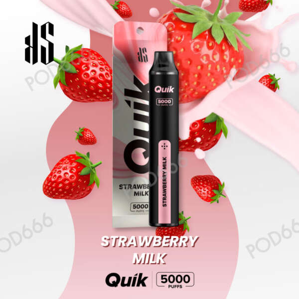 KS Quik 5000 Puffs Strawberry Milk